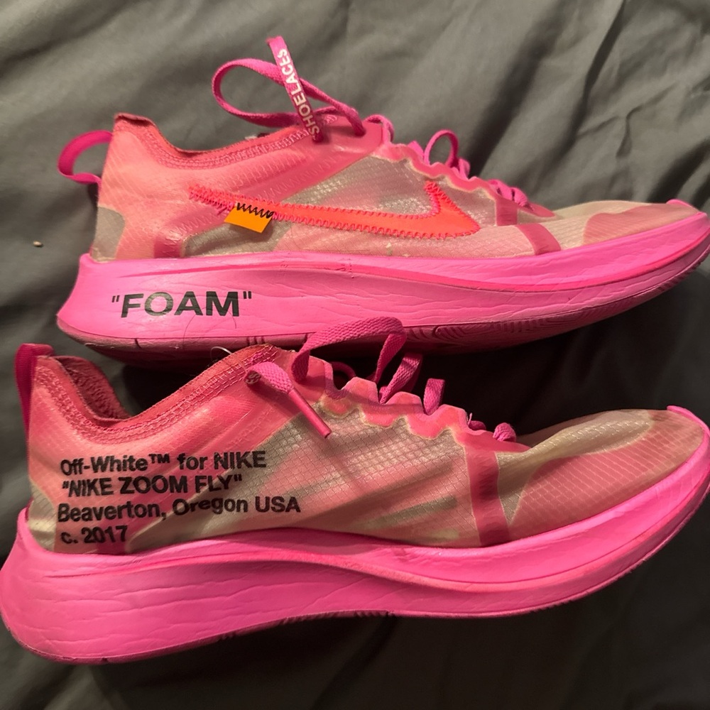 OFF-WHITE X ZOOM FLY SP 'TULIP PINK' 🩷 AUTHENTIC!